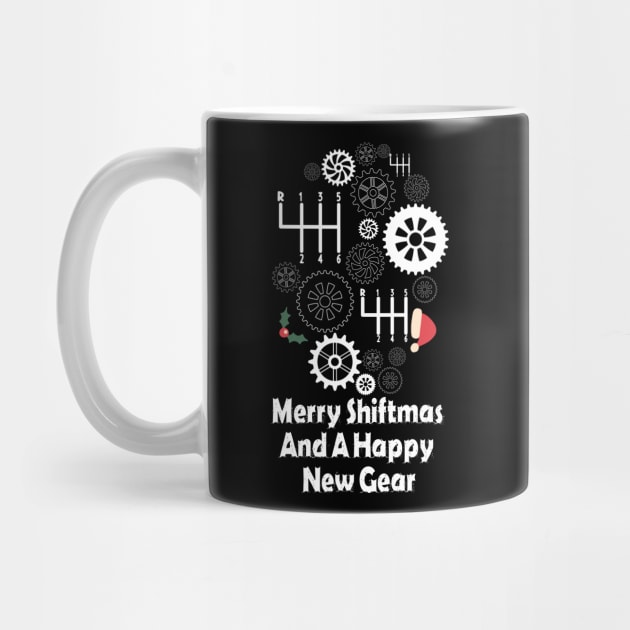 Funny Auto Racing Mechanic Manual Gearbox Christmas Car by DesignHND